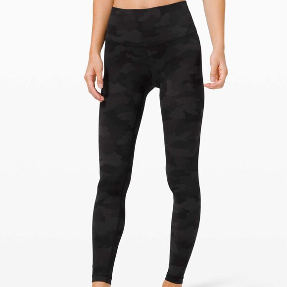 Lululemon Wunder Under High-Rise Tight 28" Heritage 365 Camo Deep Coal Multi - Picture 1 of 10